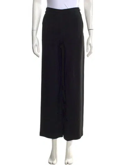 Pre-owned Kenzo Wide Leg Pants In Black