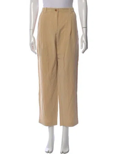 Pre-owned Kenzo Wide Leg Pants In Neutral