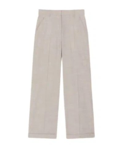 Kenzo Wide-leg Tailored Trousers In Nude