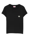 Kenzo Gots Wild Tiger Printed Crewneck T-shirt In Black