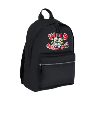 Kenzo Wild Tiger Backpack In Black