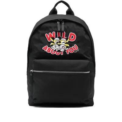 Kenzo Wild Tiger Backpack In Black