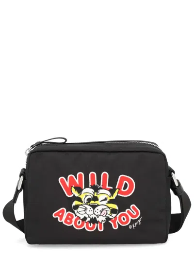 Kenzo Wild Tiger Bag In Black