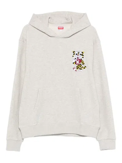 KENZO WILD TIGER COTTON HOODIE