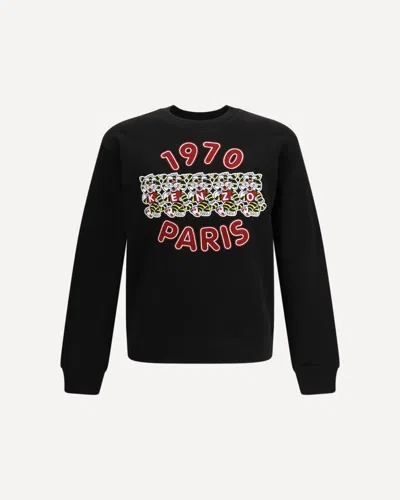 KENZO WILD TIGER COTTON SWEATSHIRT