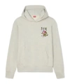 Kenzo Wild Tiger Cotton Hoodie In Gray