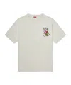 Kenzo ' Wild Tiger' Embroidered Oversized T-shirt In Cotton In Gray