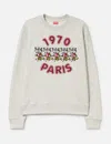 Kenzo ' Wild Tiger' Embroidered Sweatshirt In White