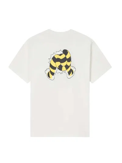 Kenzo Wild Tiger Loose-fit Cotton T-shirt In White