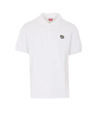 Kenzo Wild Tiger Polo In White