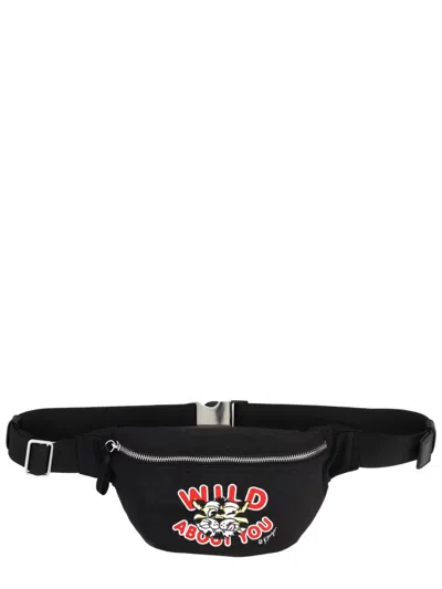 Kenzo Wild Tiger Pouch In Black