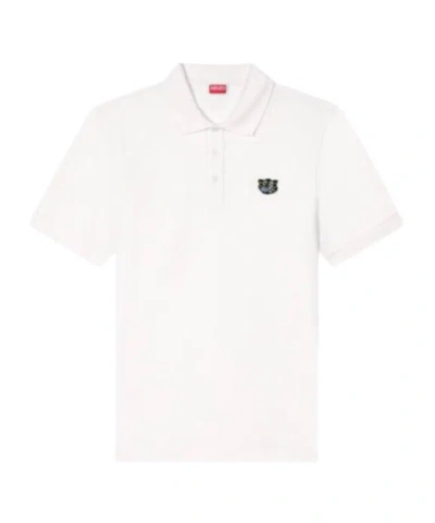 Kenzo Wild Tiger Slim Polo Shirt In White