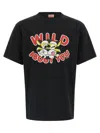 Kenzo Wild Tiger T-shirt In Black