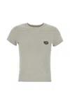 Kenzo Cotton Crew Neck Short Sleeve T Shirt In Gray