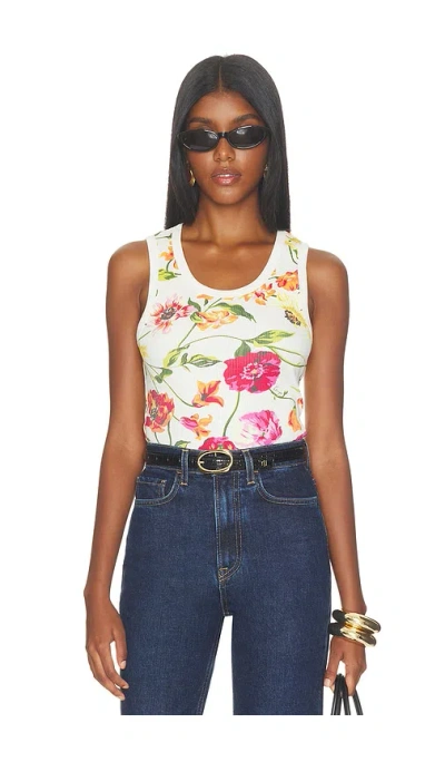 Kenzo Wildflower Tank  トップ In Cream