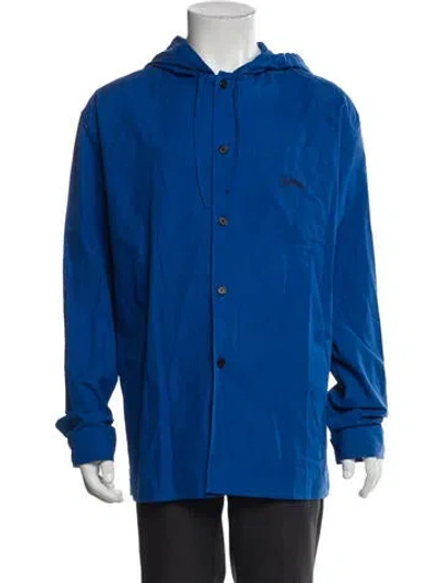 Pre-owned Kenzo Windbreaker In Blue