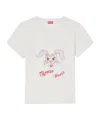 Kenzo Bunny-print T-shirt In Neutral