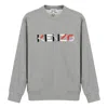 Kenzo (wmns)  Embroidery Logo Round-neck Swea Gray