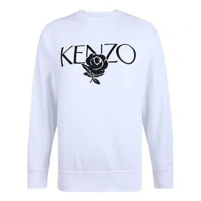 Kenzo (wmns)  Printing Round-neck Swea White