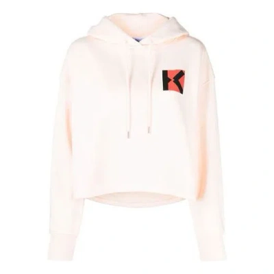 Kenzo (wmns)  Ss21 Alphabet Logo Printing Hoodie Pink