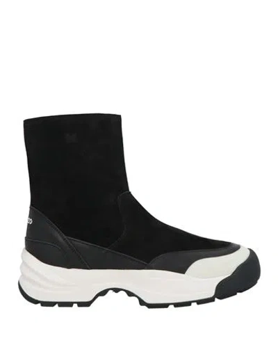 Kenzo Woman Ankle Boots Black Size 5 Leather