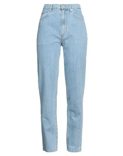 Kenzo Woman Denim Pants Blue Size 29 Cotton