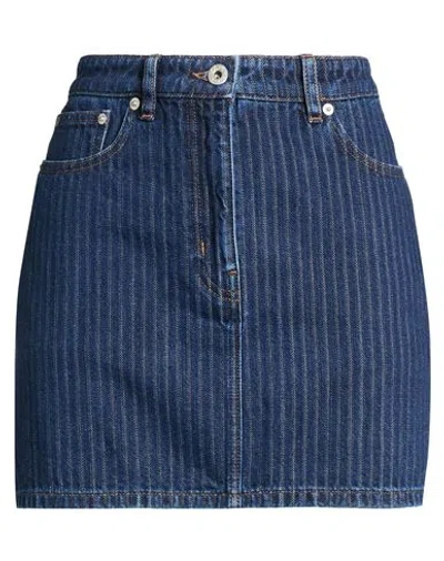 Kenzo Woman Denim Skirt Blue Size 27 Cotton