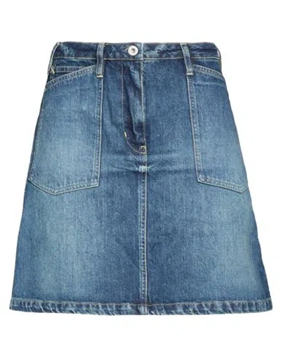 Kenzo Woman Denim Skirt Blue Size 27 Cotton
