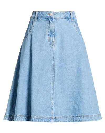 Kenzo Woman Denim Skirt Blue Size 29 Cotton
