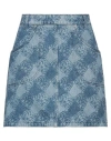 Kenzo Woman Denim Skirt Blue Size 4 Cotton