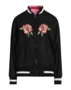 Kenzo Women's Souvenir Graphic Wool Blend Reversible Jacket In Black