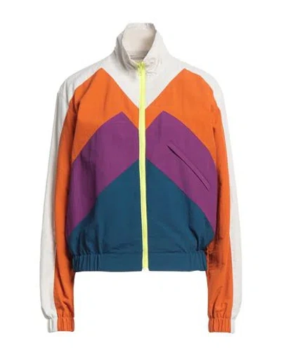 Kenzo Woman Jacket Orange Size S Polyamide