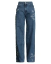 Kenzo Woman Jeans Blue Size 28 Cotton In Blue