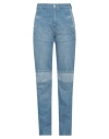 Kenzo Woman Denim Pants Blue Size 00 Cotton In Blue