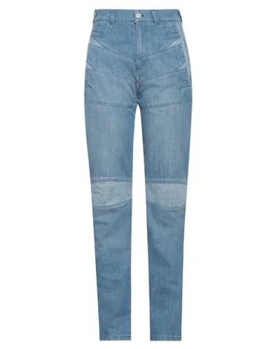 Kenzo Woman Denim Pants Blue Size 00 Cotton
