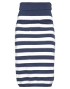 Kenzo Nautical Stripes Midi Skirt In Blue