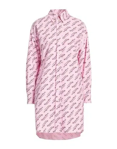 Kenzo Woman Mini Dress Pink Size 2 Cotton