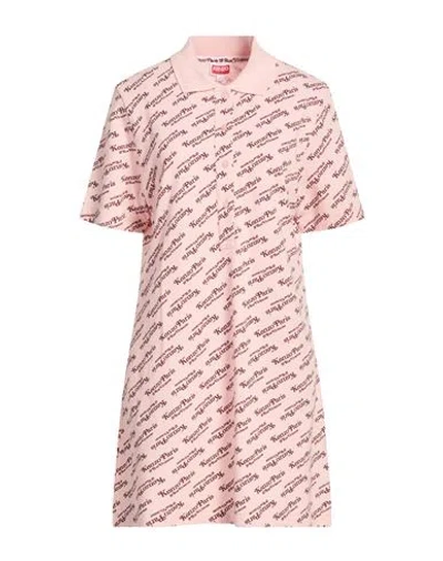 Kenzo Woman Mini Dress Pink Size M Cotton
