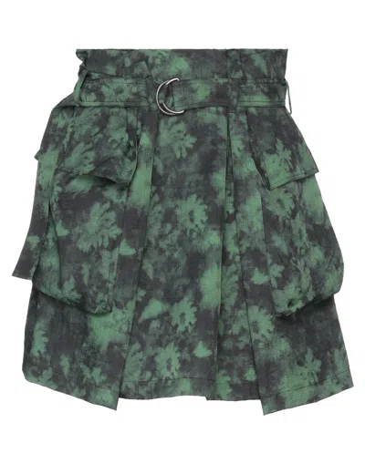 Kenzo Mini Skirts In Green