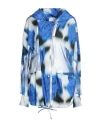 Kenzo Woman Overcoat Bright Blue Size 2 Polyamide In Blue