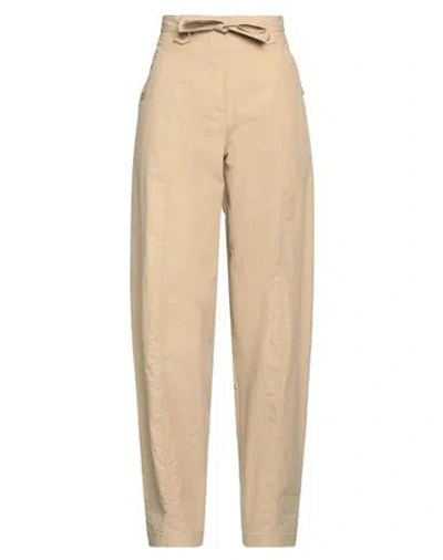 Kenzo Woman Pants Beige Size 8 Cotton