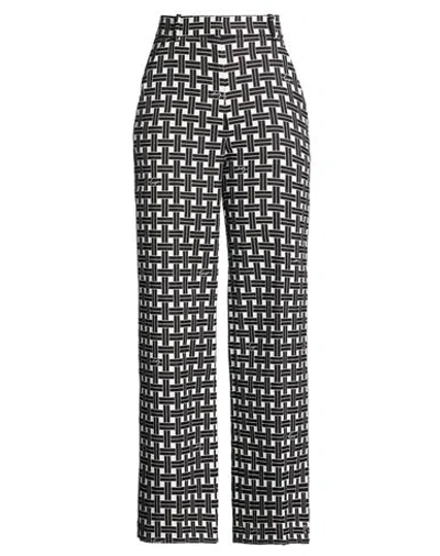 Kenzo Woman Pants Black Size 4 Polyester, Cotton, Elastane