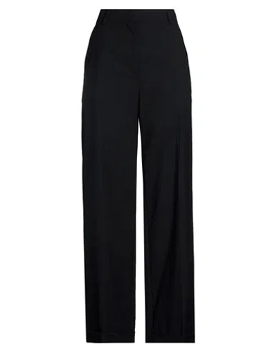 Kenzo Woman Pants Black Size 8 Virgin Wool, Cotton, Elastane