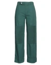 Kenzo Woman Pants Emerald Green Size 14 Cotton