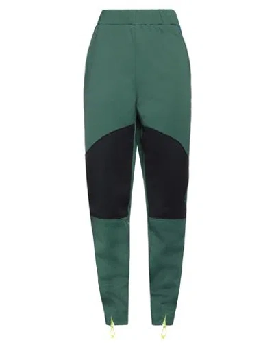 Kenzo Woman Pants Emerald Green Size Xl Cotton, Polyamide