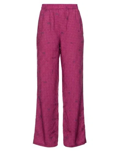 Kenzo Woman Pants Fuchsia Size 4 Viscose In Pink
