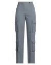 Kenzo Woman Pants Light Blue Size 8 Cotton In Blue