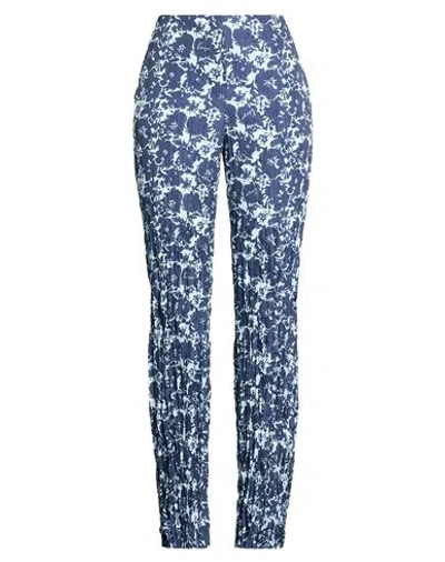 Kenzo Woman Pants Navy Size 4 Polyester In Multi