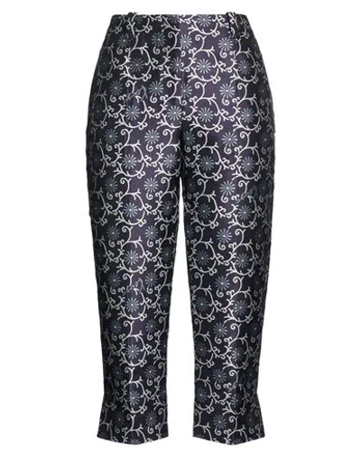 Kenzo Woman Pants Navy Size 4 Polyester In Blue