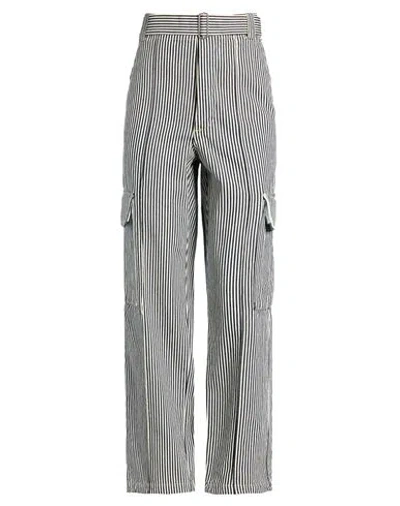Kenzo Woman Pants White Size M Cotton In Multi